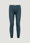 Colanți seamless din lână merinos - Active Surf Blue