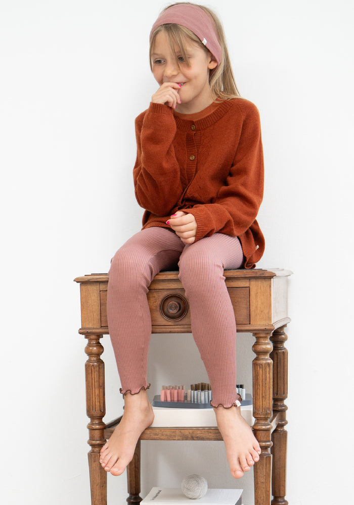 Colanți seamless mătase - Bieber Frill Antique Rose