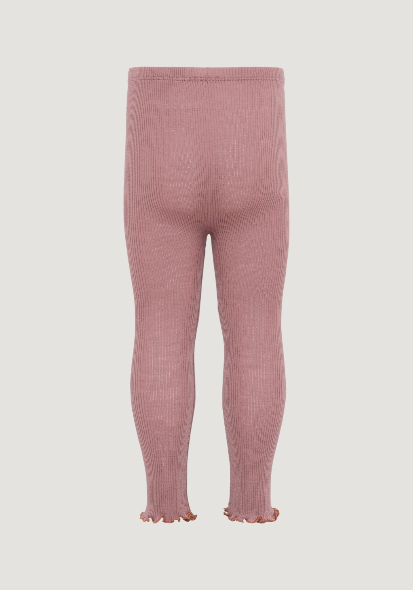 Colanți seamless lână merinos - Arona Frill Rose