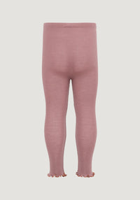 Colanți seamless lână merinos - Arona Frill Rose