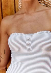 Costum baie femei protecție UV - Elise Argile Sponge Canopea HipHip.ro