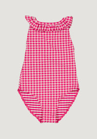 Costum baie protecție UV - Alba Vichy Fuschia