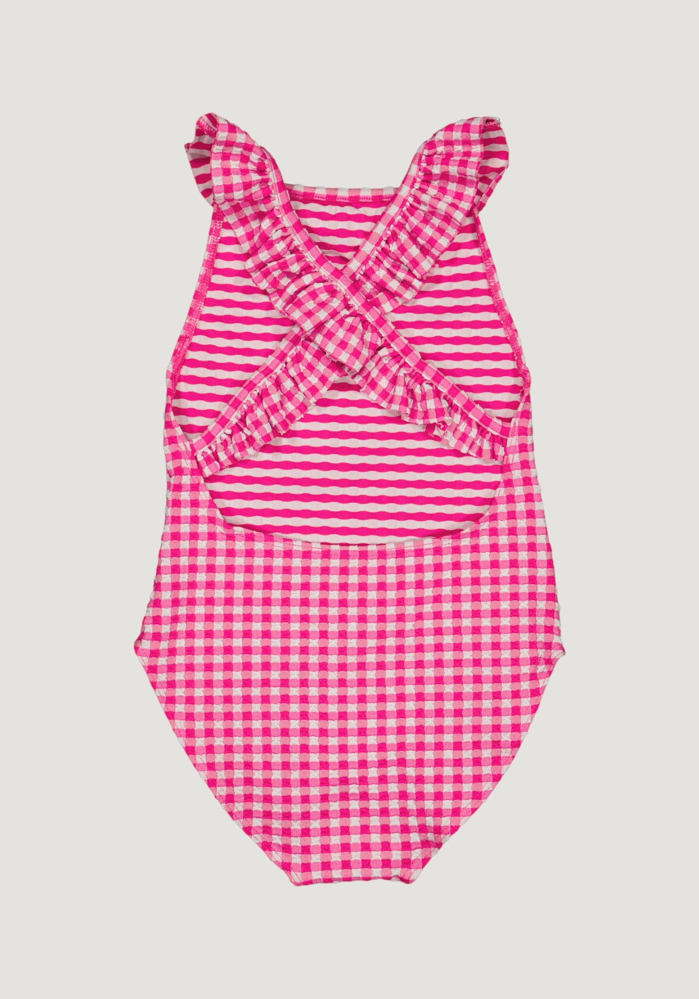 Costum baie protecție UV - Alba Vichy Fuschia