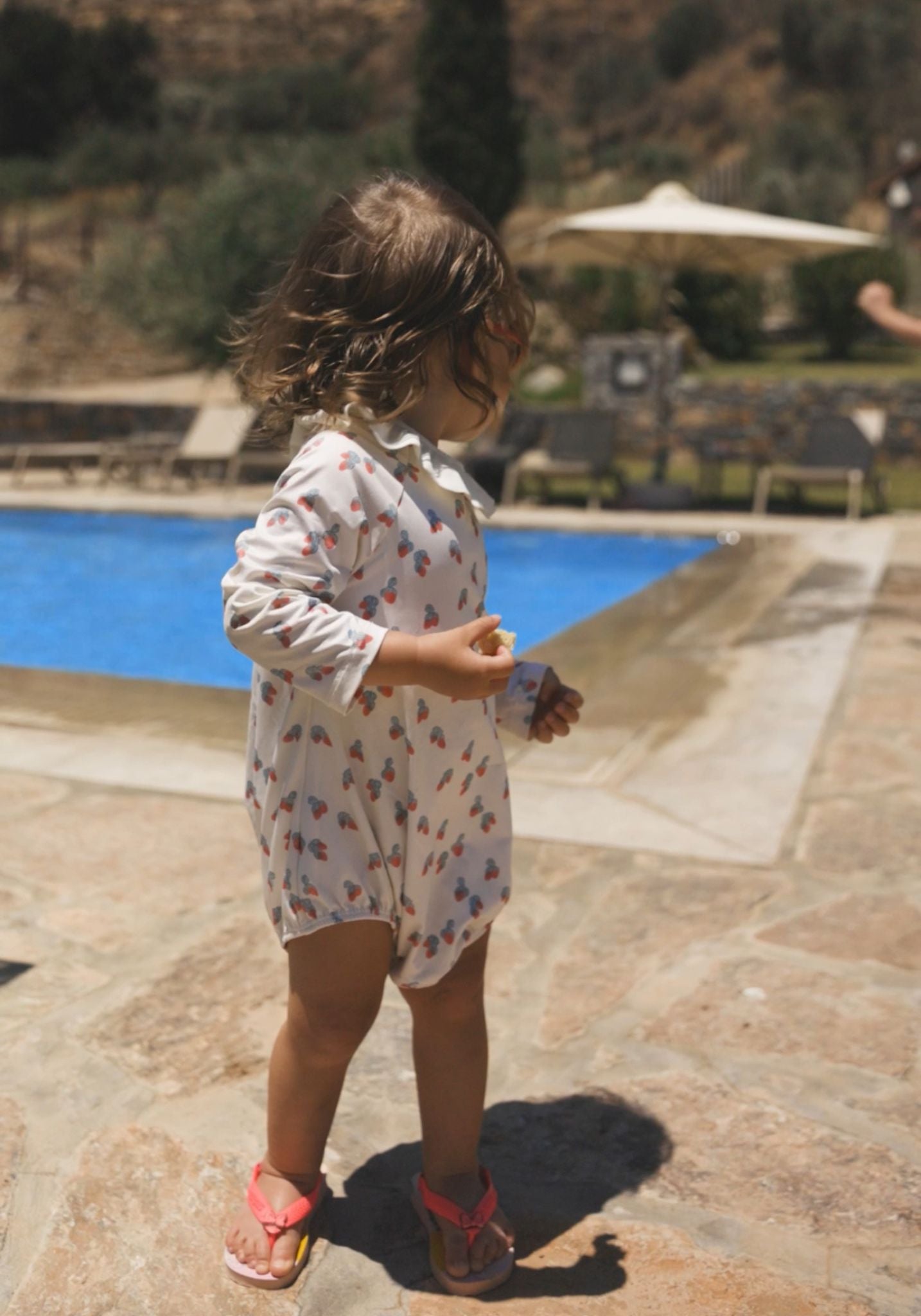 Costum baie protecție UV - Daisy Strawberry