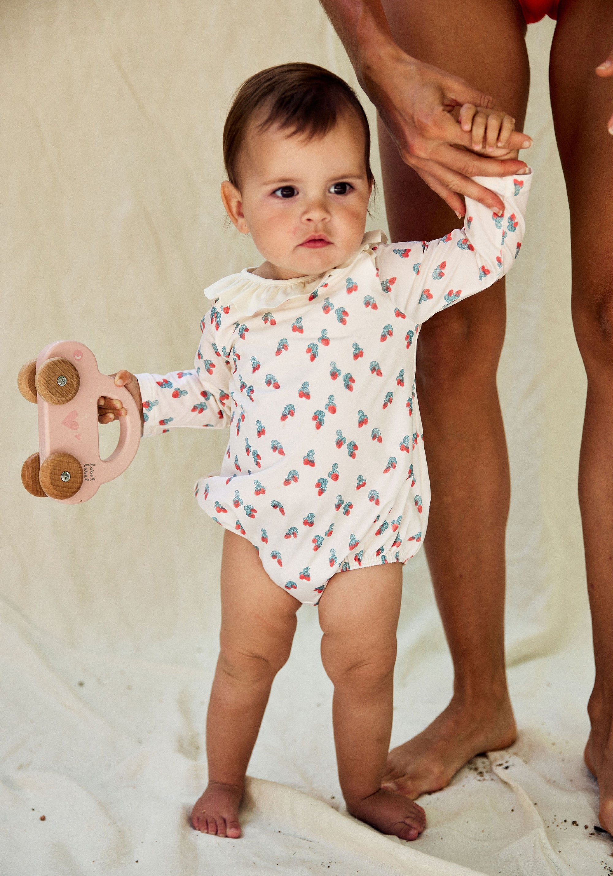 Costum baie protecție UV - Daisy Strawberry