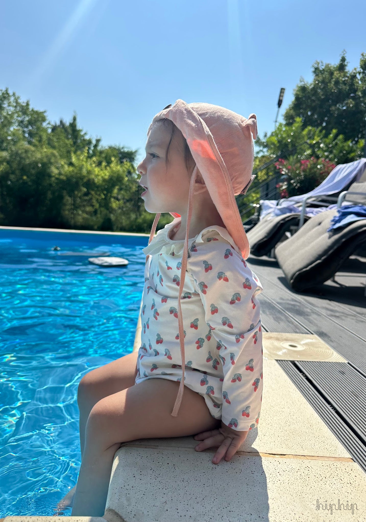 Costum baie protecție UV - Daisy Strawberry