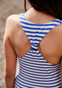 Costum baie protecție UV - Eddie Cobalt Stripe