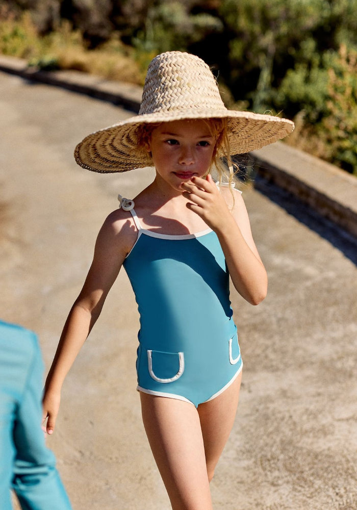 Costum baie protecție UV - Esmee Teal