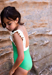 Costum baie protecție UV - Lauren Grass