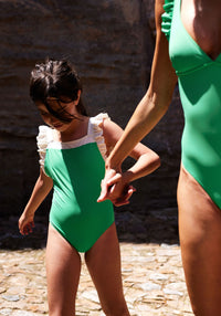 Costum baie protecție UV - Lauren Grass