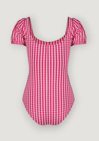 Costum baie femei protecție UV - Paola Vichy Fuschia Canopea HipHip.ro