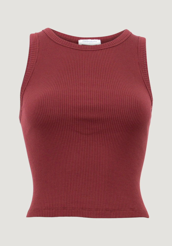 Crop top femei seamless din mătase - Geni Hibiscus