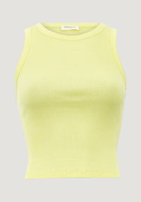 Crop top femei seamless din mătase - Geni Lime