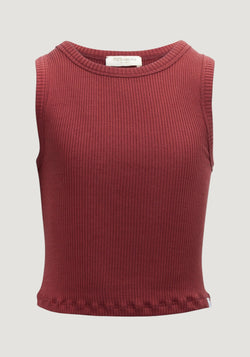 Crop top seamless mătase - Billi Hibiscus