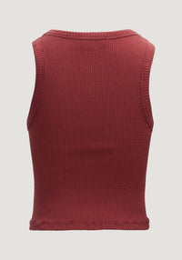 Crop top seamless mătase - Billi Hibiscus