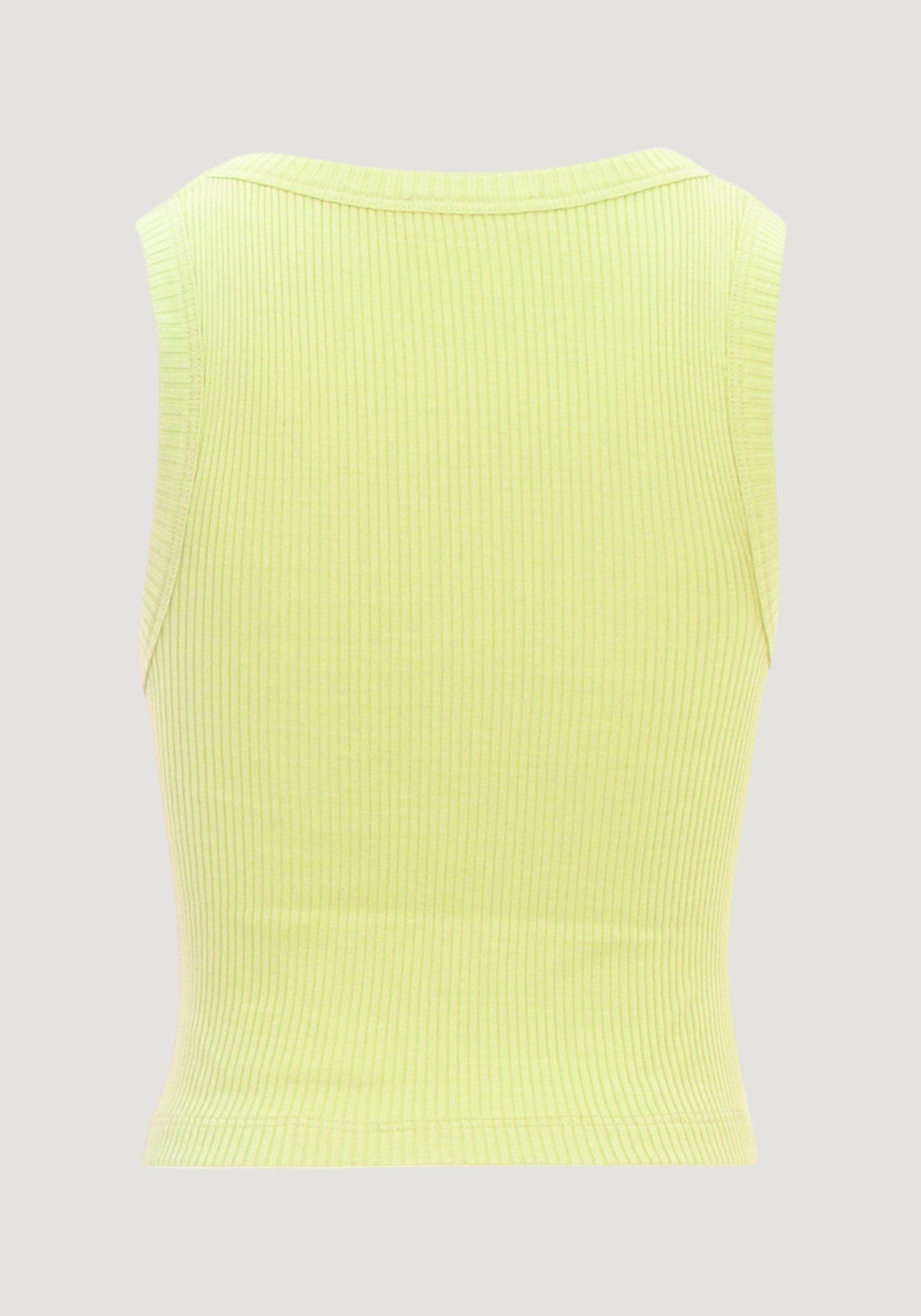 Crop top seamless mătase - Billi Lime