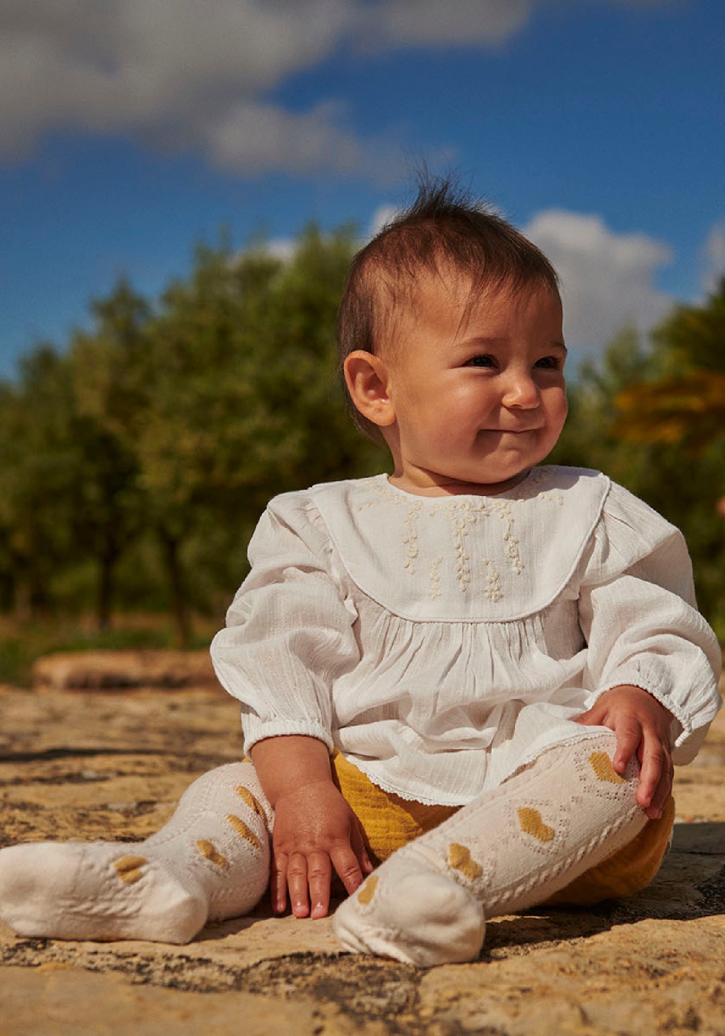 Dres din bumbac - Alvilda Cream