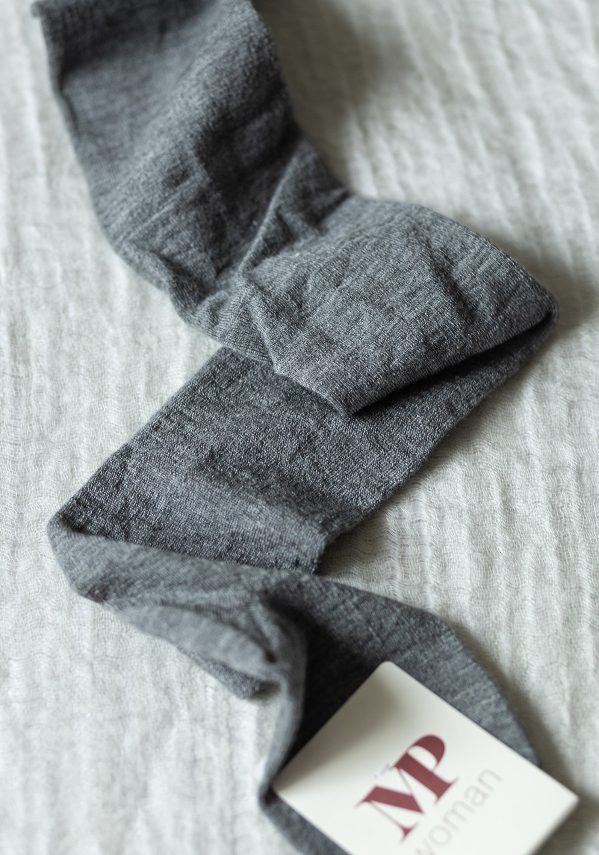 Dres din lână merinos și mătase - Sindy Mid Grey