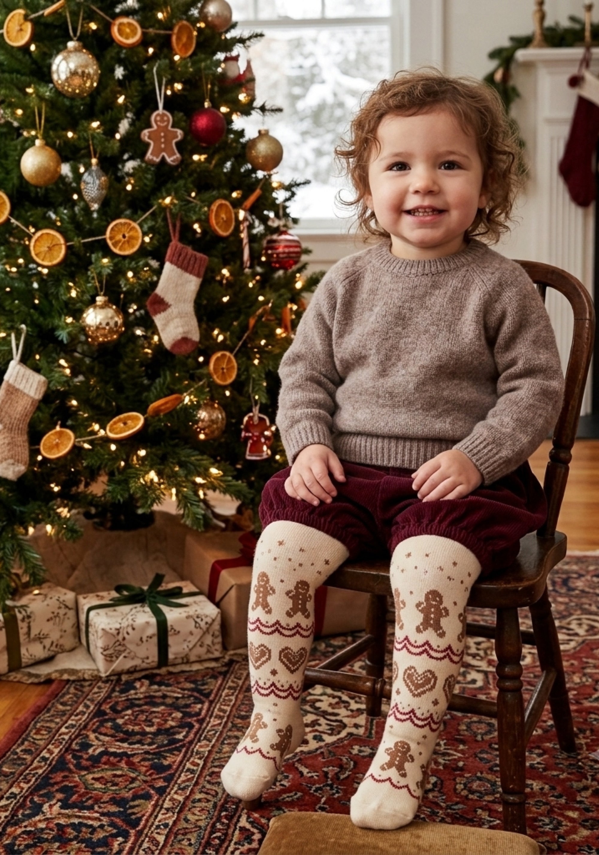 Dres Plain din bumbac - Merry Ecru