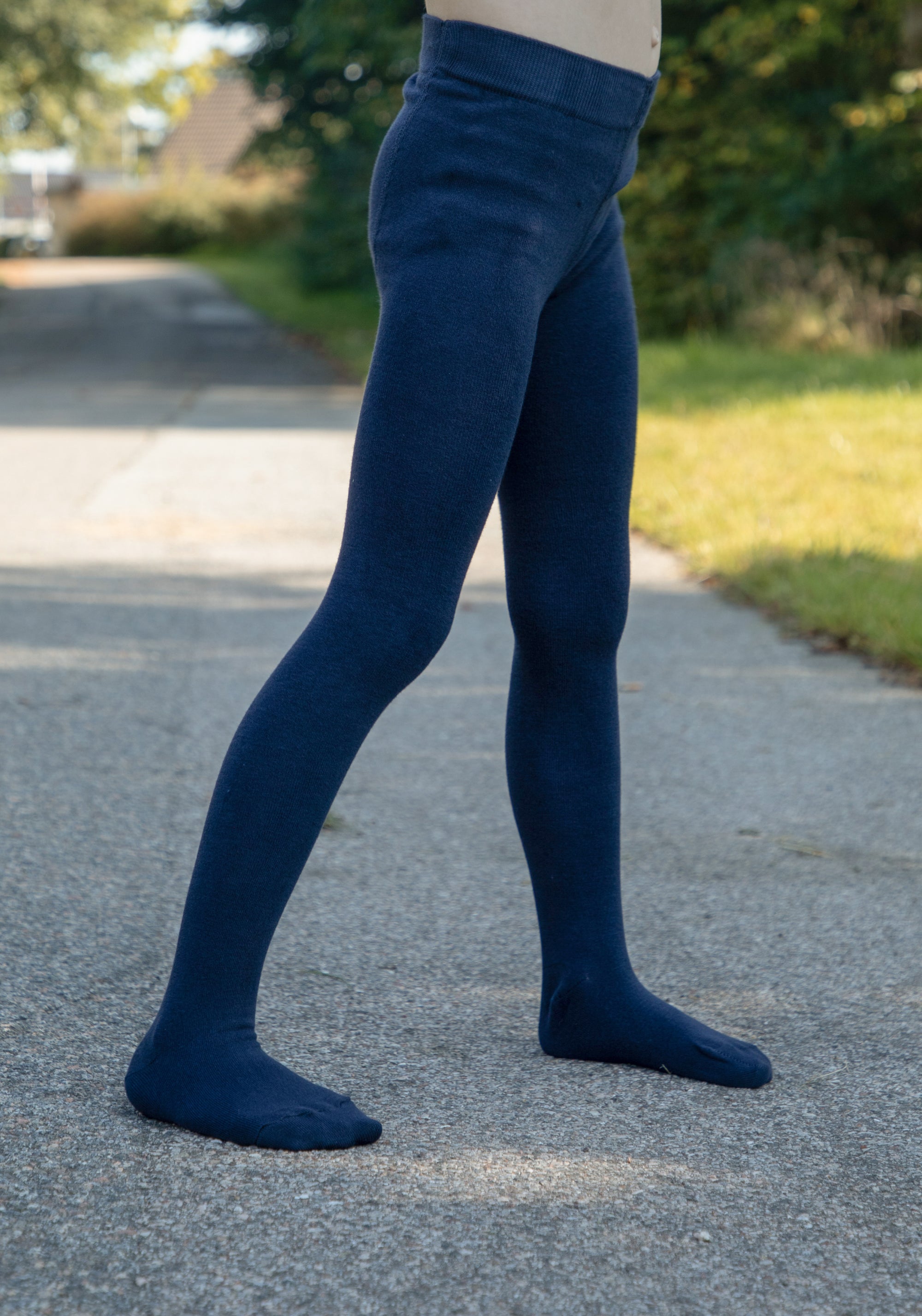 Dres Plain extrafin din bambus - Navy