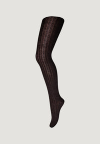 Dres Rib din lână merinos - Black