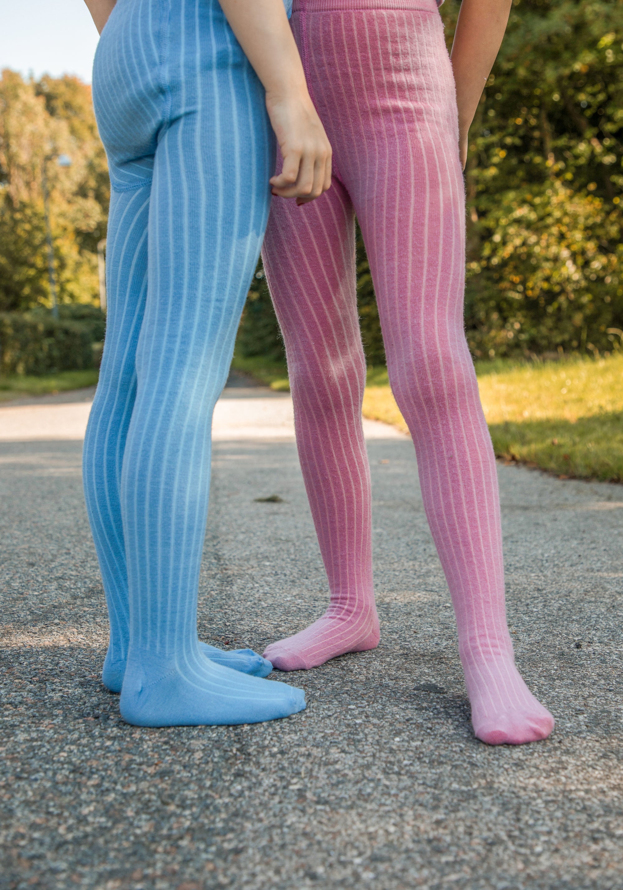 Dres Rib din lână merinos - Blue