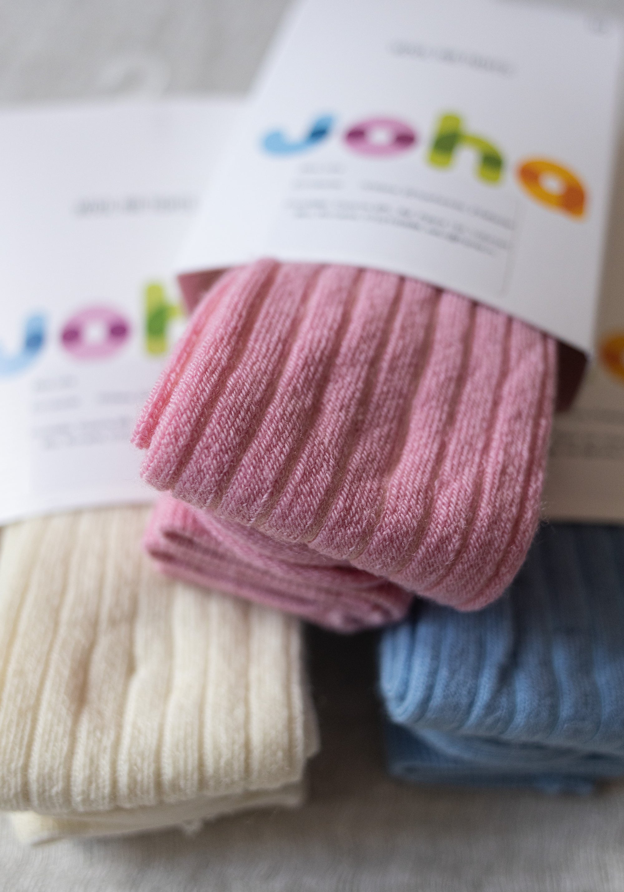 Dres Rib din lână merinos - Pink