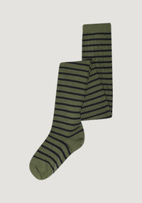 Dres FineRib din lână merinos - Viggy Olivine