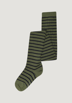 Dres FineRib din lână merinos - Viggy Olivine