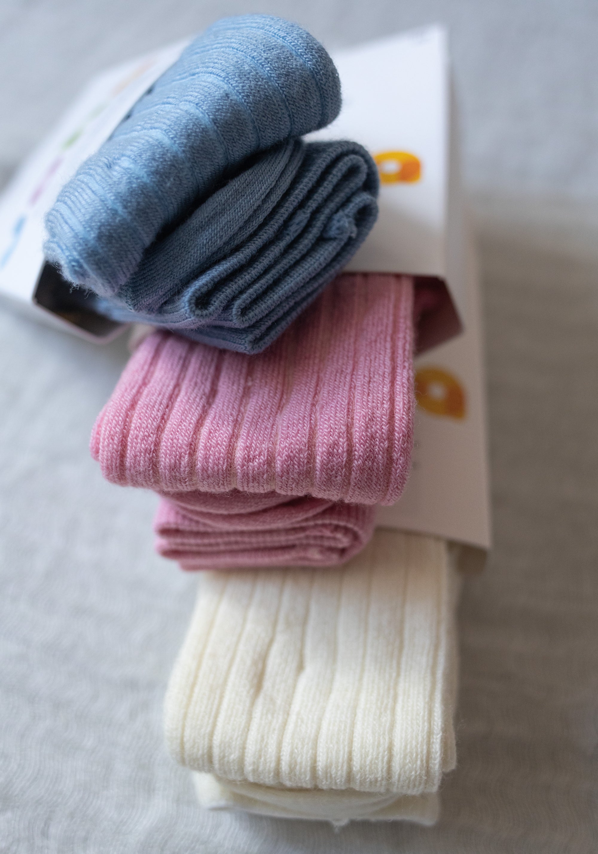 Dres Rib extrafin din lână merinos - Blue