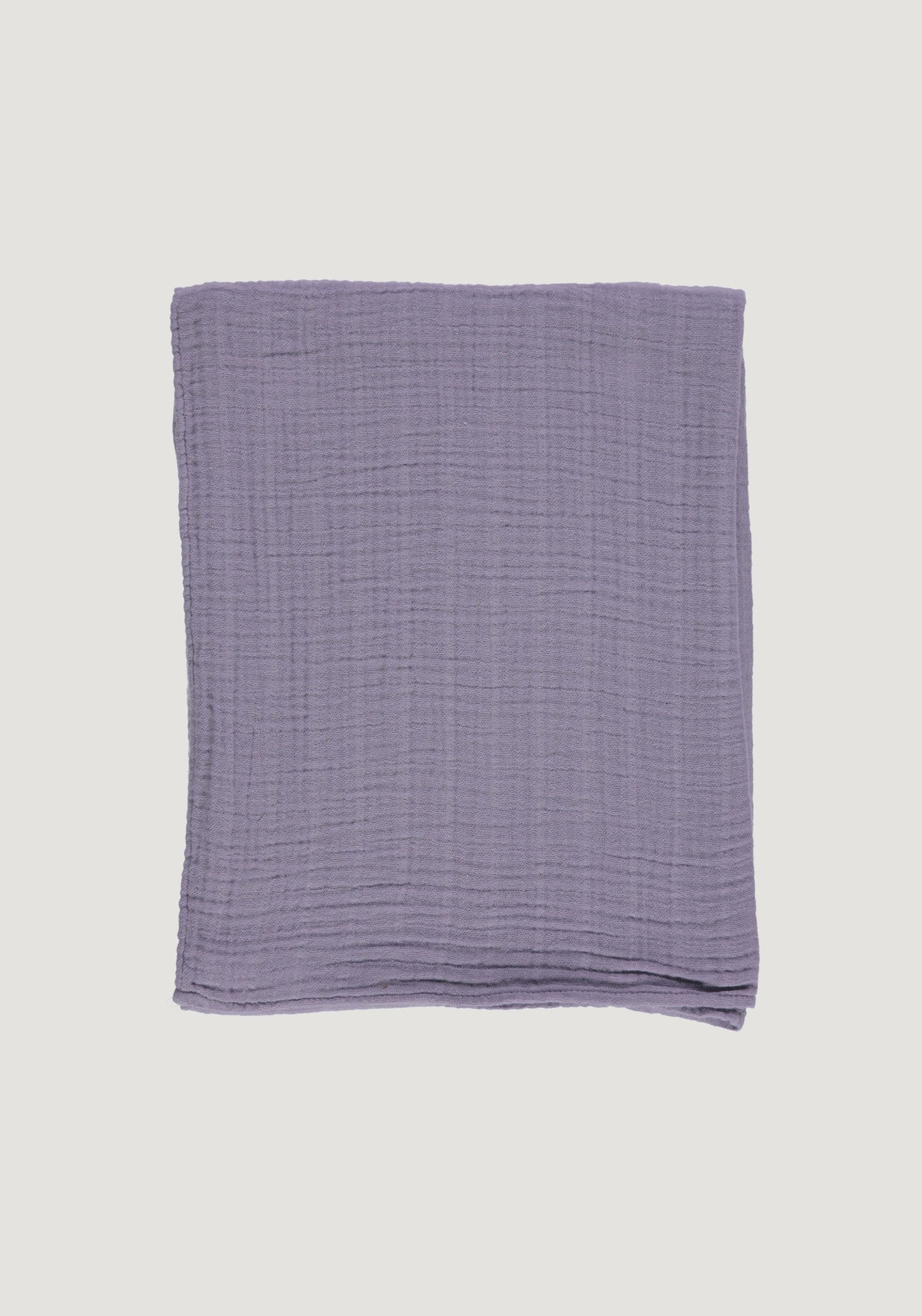 Eșarfă copii din muselină de bumbac - Pavot Lavender Gray