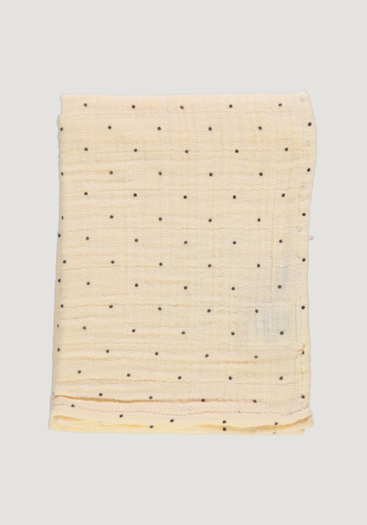 Eșarfă din bumbac - Pavot Points Double Cream