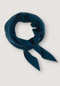 Eșarfă femei din lână merinos - Basic Dark Turquoise onesize adulti