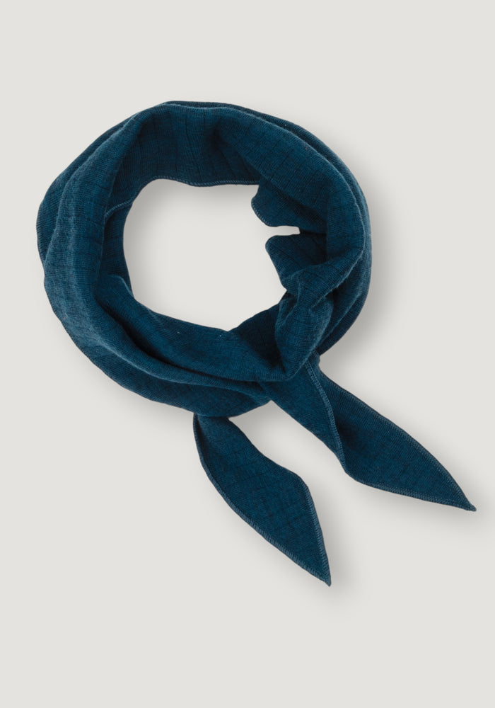 Eșarfă femei din lână merinos - Basic Dark Turquoise onesize adulti