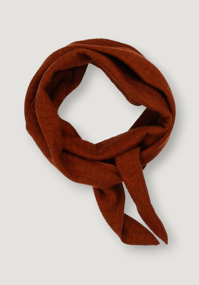 Eșarfă femei din lână merinos - Basic Russet onesize adulti