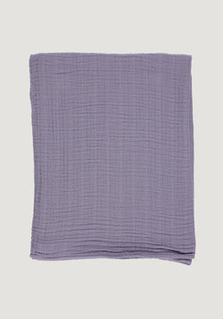 Eșarfă femei din muselină de bumbac - Sesame Lavender Gray