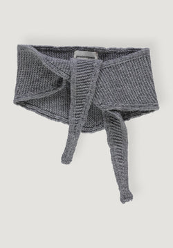 Eșarfă tricotată din lână - Scarf Gray Elephant