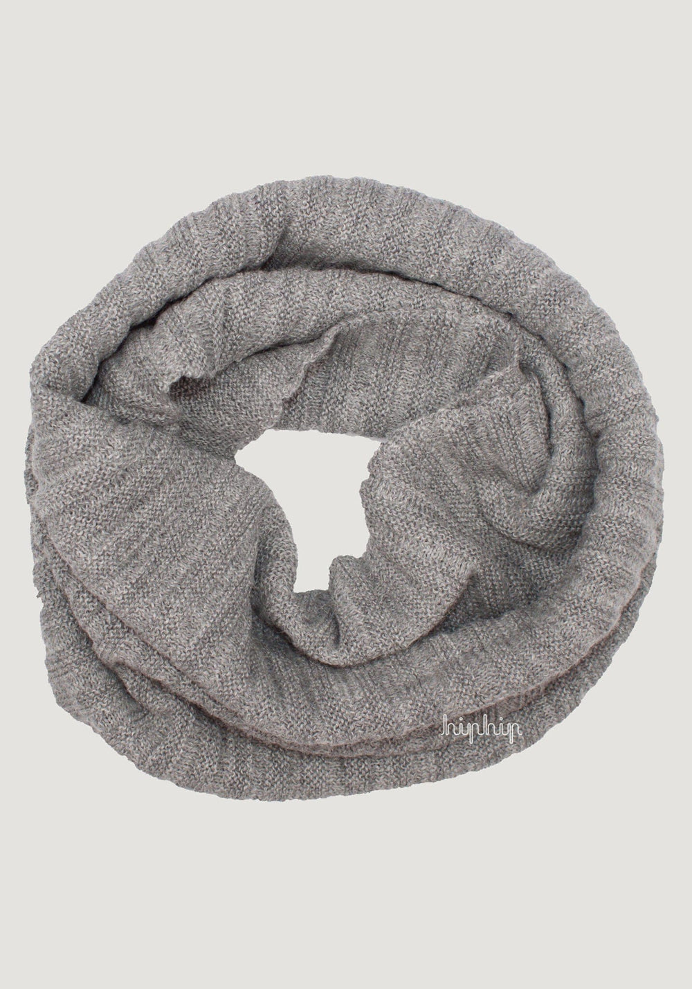 Fular circular adulți baby alpaca - Beige Melange | HipHip