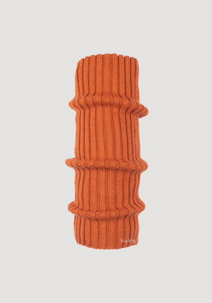 Fular tubular adulți baby alpaca - Rib Papaya De Colores HipHip.ro