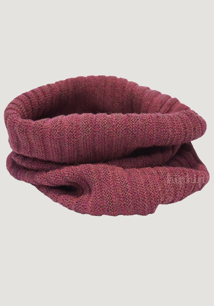 Fular tubular adulți baby alpaca - Rose Melange De Colores HipHip.ro