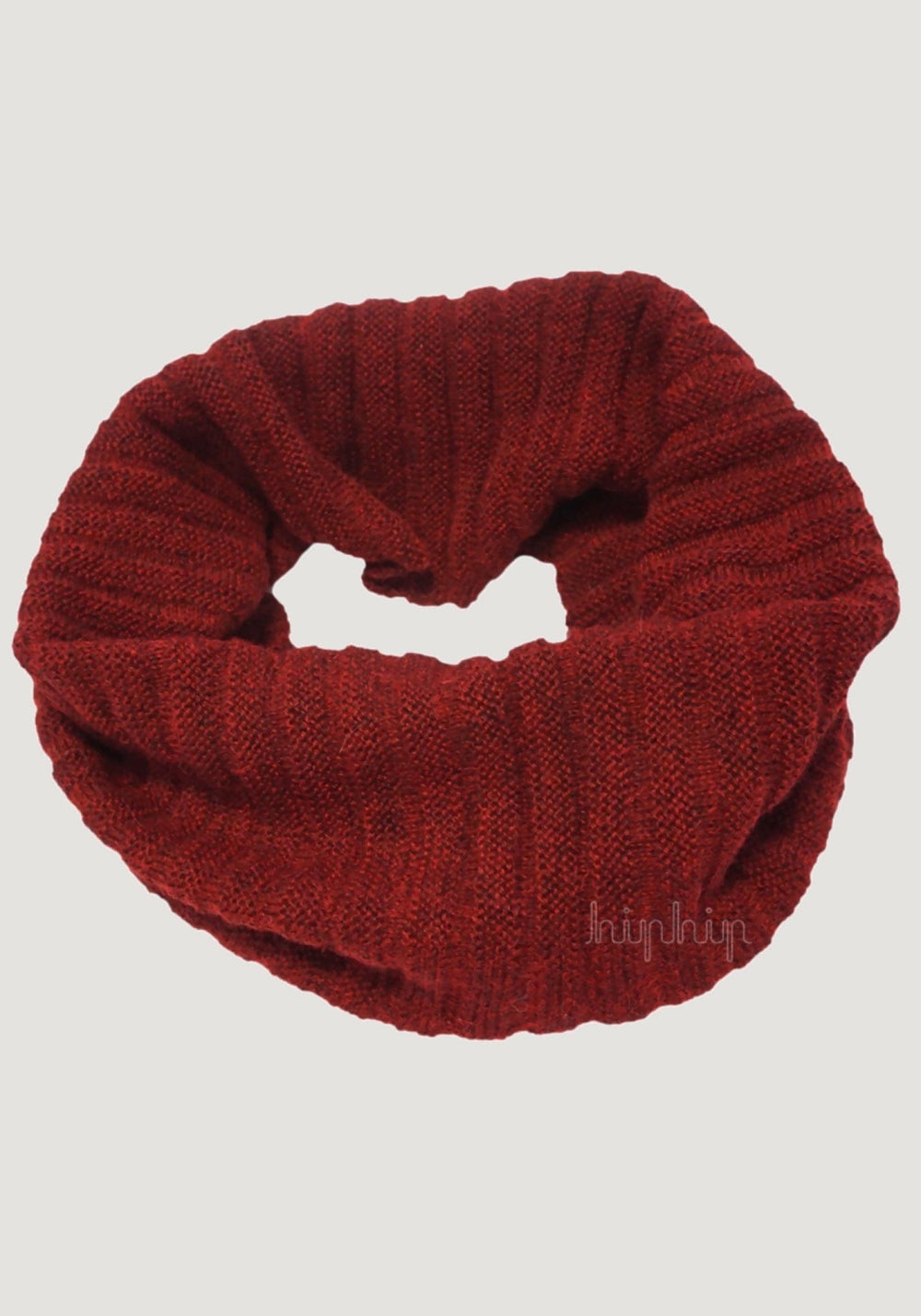 Fular circular adulți baby alpaca - Beige Melange | HipHip