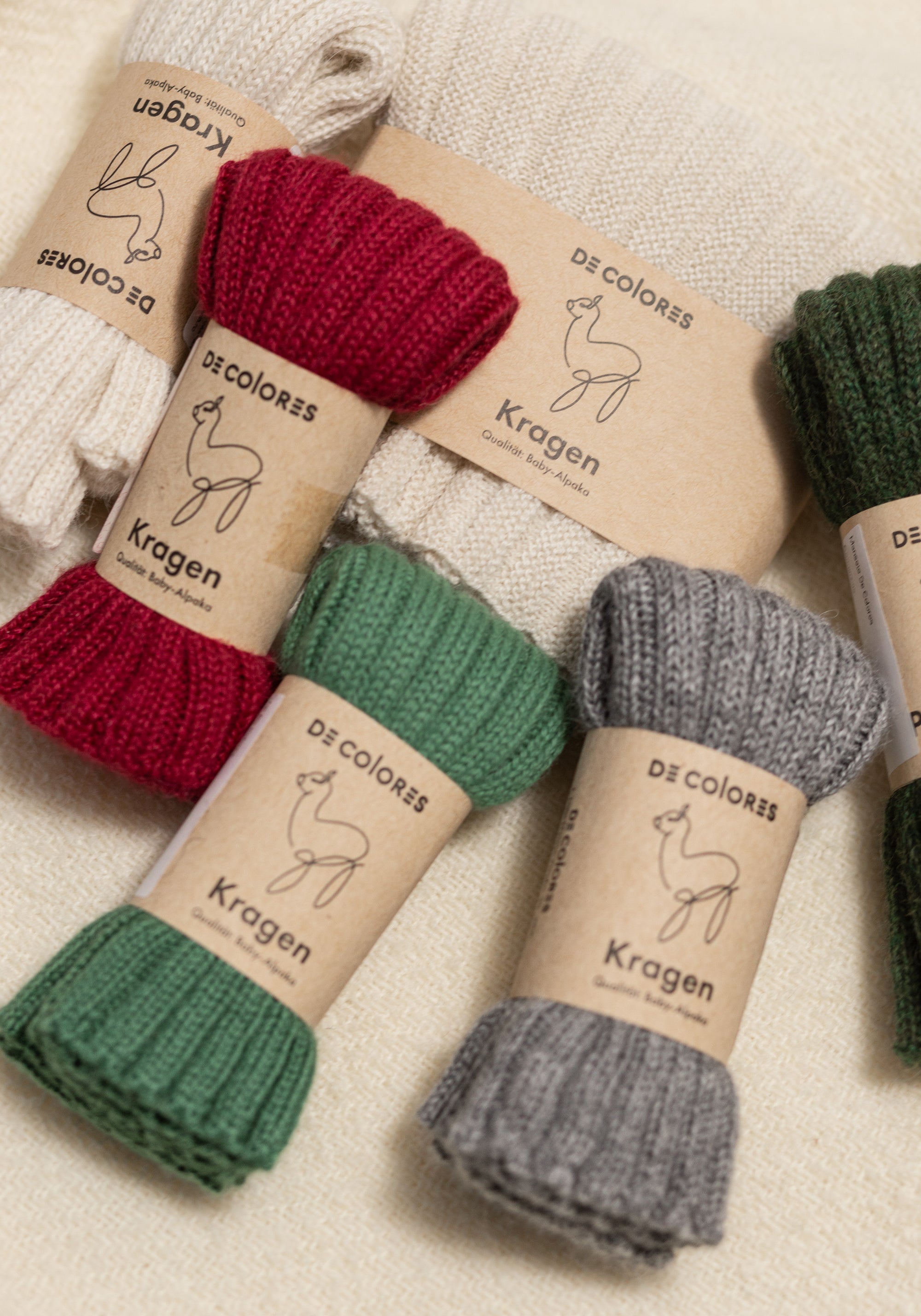 Fular circular baby alpaca - Apple Green