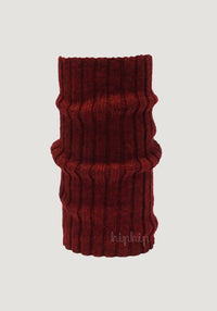 Fular tubular baby alpaca - Wine Red De Colores HipHip.ro