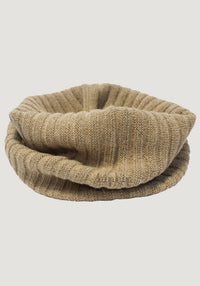 Fular circular adulți baby alpaca - Beige Melange De Colores HipHip.ro