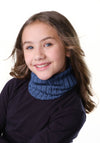 Fular circular din baby alpaca - Royal Blue