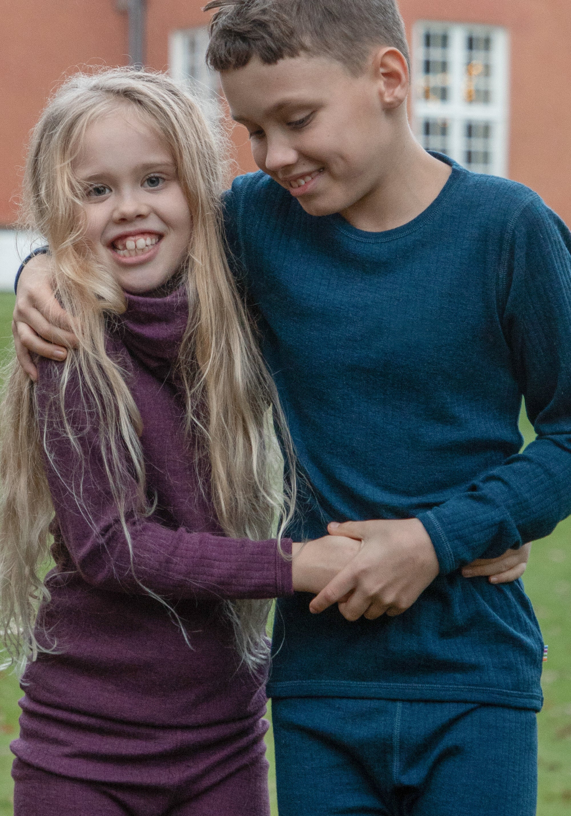 Bluză din lână merinos - Basic Dark Turquoise