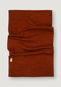 Fular circular lână merinos - Basic Russet 4-6 ani