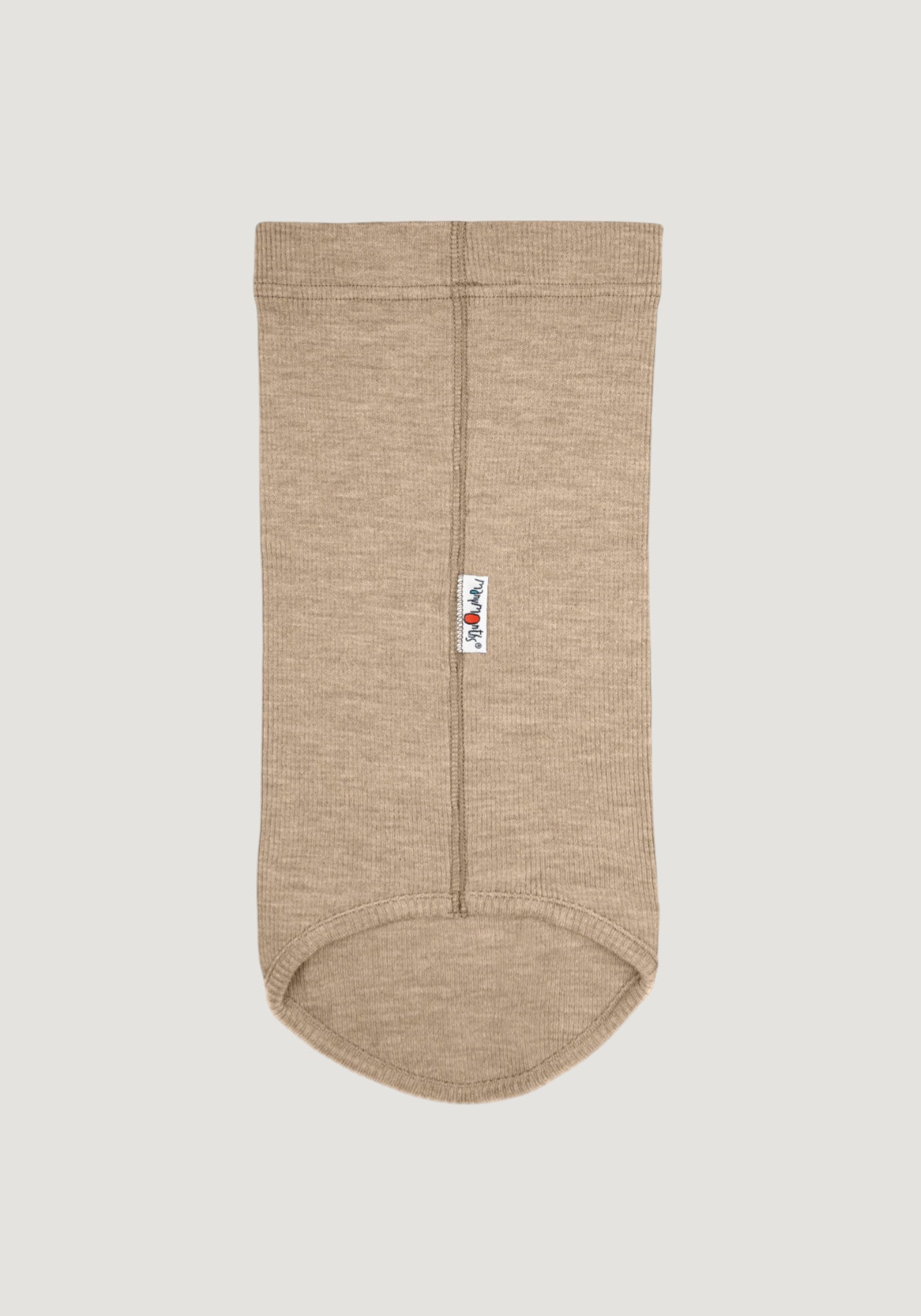 Fular circular lână merinos - Driftwood Taupe