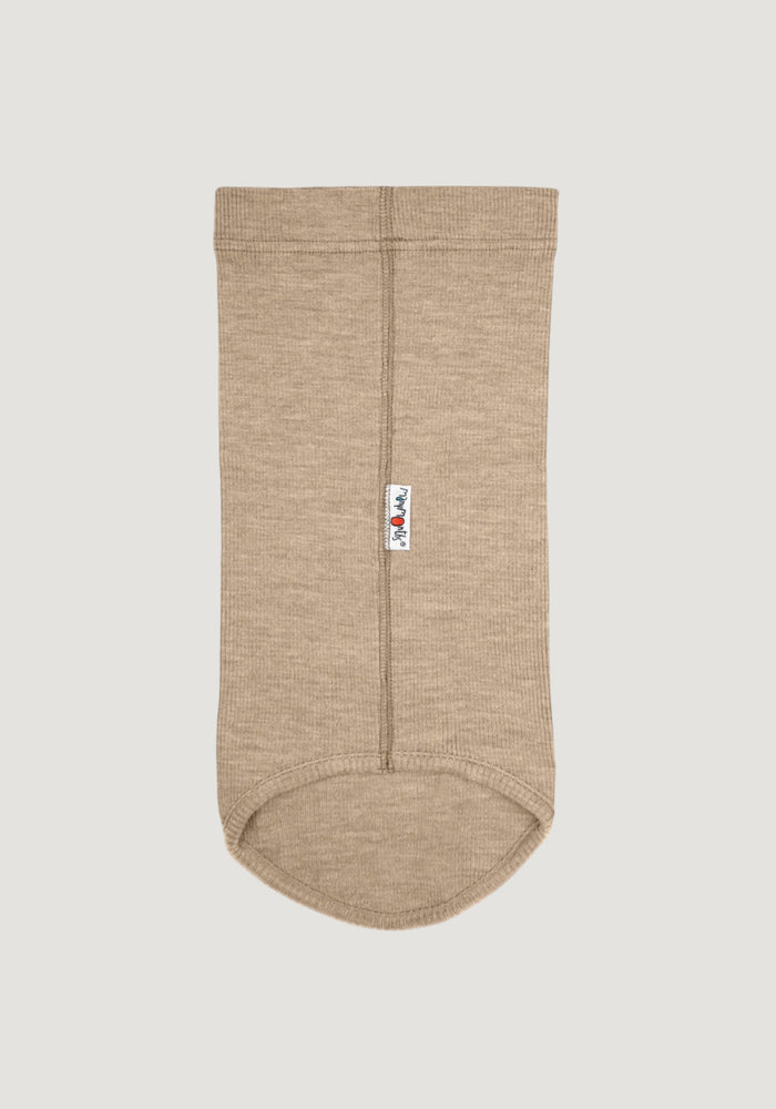 Fular circular lână merinos - Driftwood Taupe