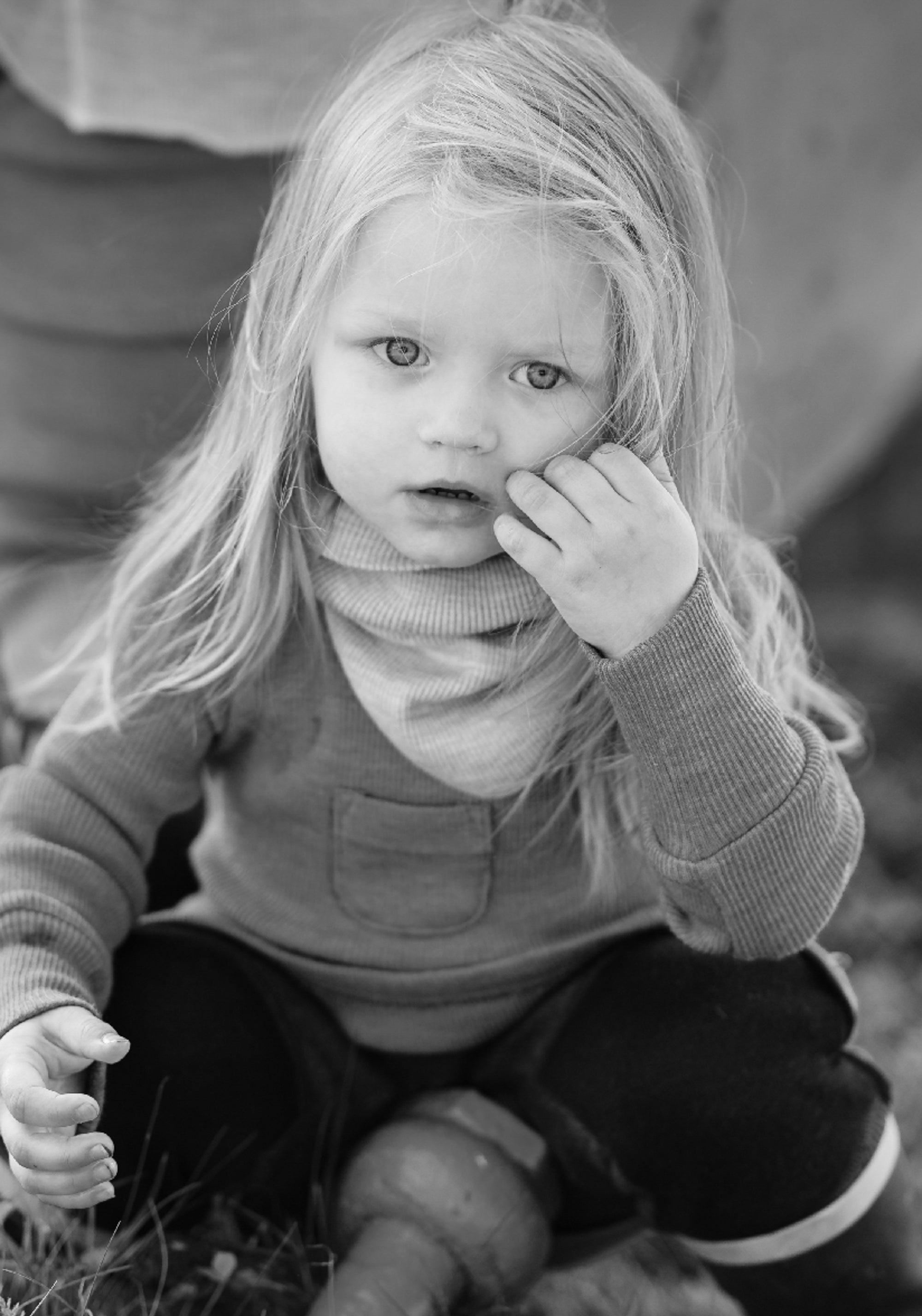 Fular circular din lână merinos - Red Canyon